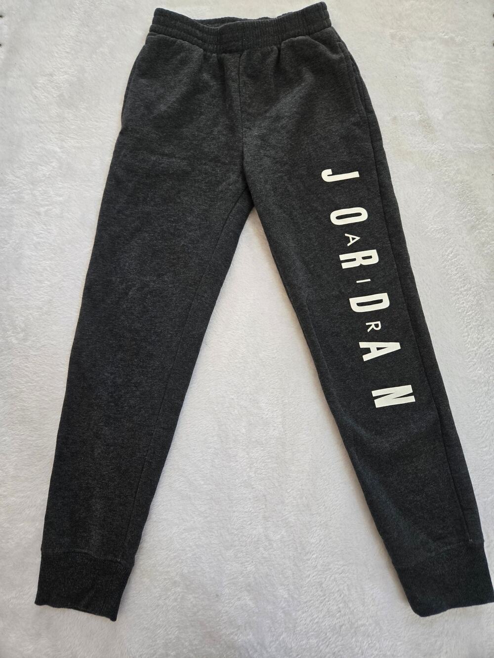 Jordan Jumpman Fleece Joggers Youth Medium 10-12 Black Athletic Pants